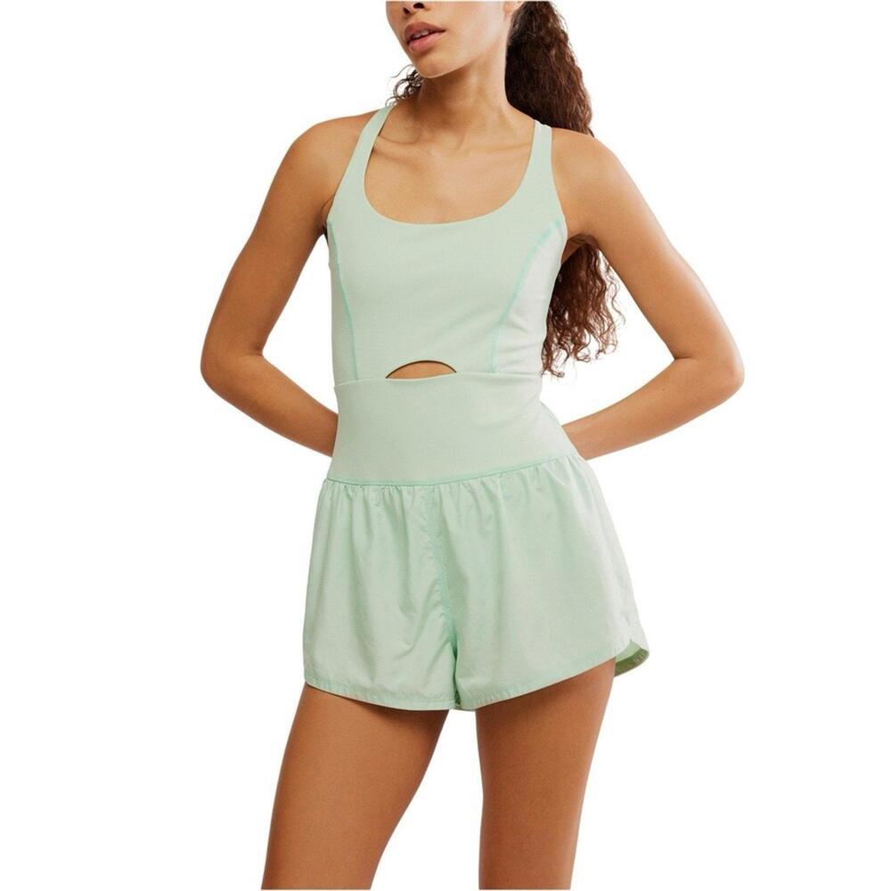 Movement by Free People Righteous Runsie in Cactus Size XS #478